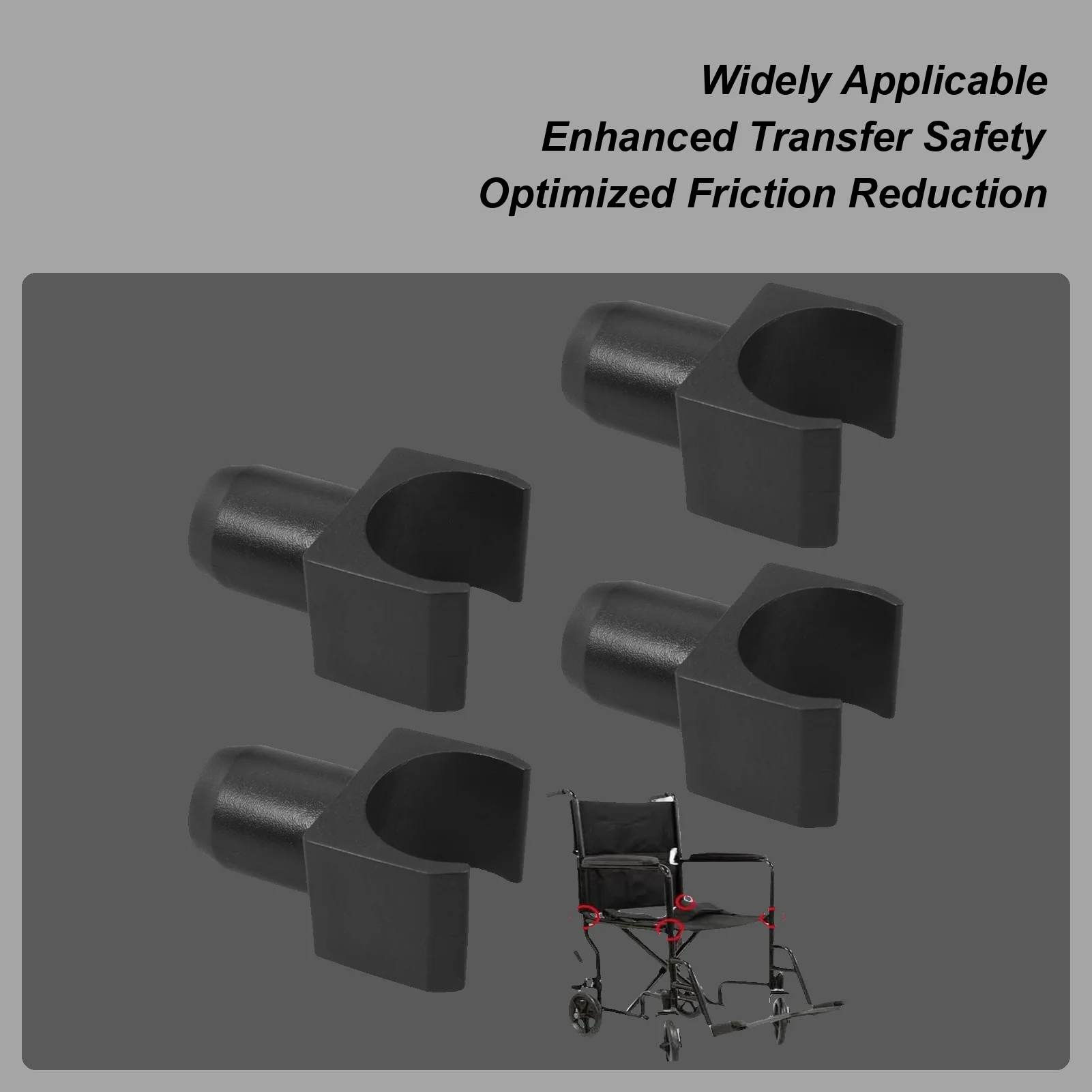 

Wheelchair Seat Rail Guide Replacement Wheelchair U shaped guide rail slider Universal wheelchair auxiliary accessories