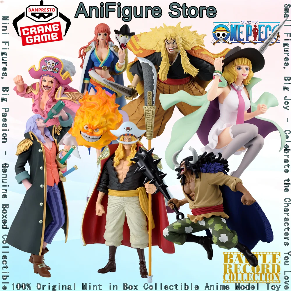 

Genuine In Stock Banpresto Battle Record Collection Gloriosa Stussy Shiki John Linlin Newgate Kaidou Figure Anime One Pice Boxed
