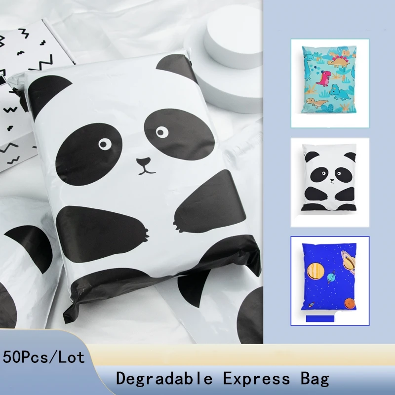 

50pcs Flower Smooth Express Bags Courier Delivery Bag Self-Sealing Adhesive Thick Poly Envelope Mailing Damaged Christmas Bags