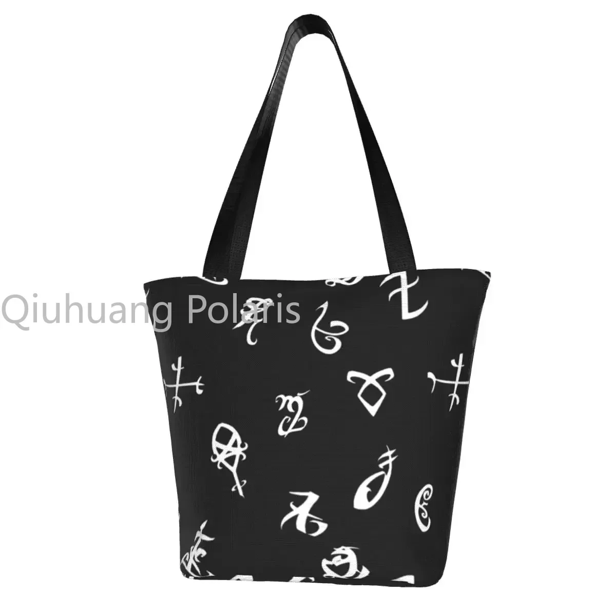 

Shadowhunters Angel Shopping Bag Evil Symbol Travel Woman Handbag Gifts Retro Cloth Bags