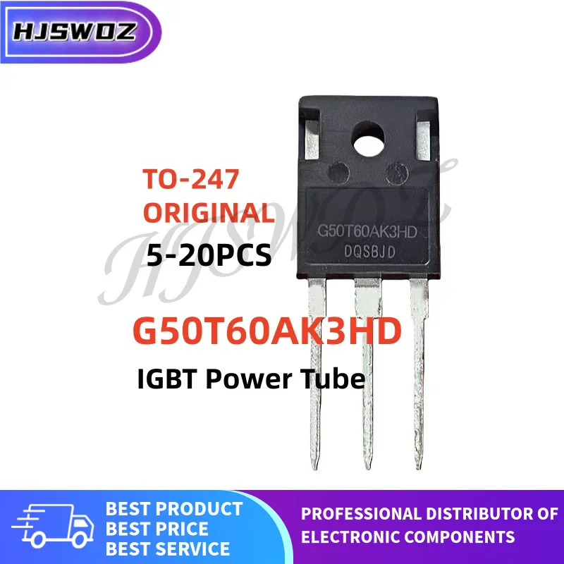 5/10/20Pcs Original New G50T60AK3HD CRG50T60AK3HD G50T60 TO-247 IGBT Tube for welding machines
