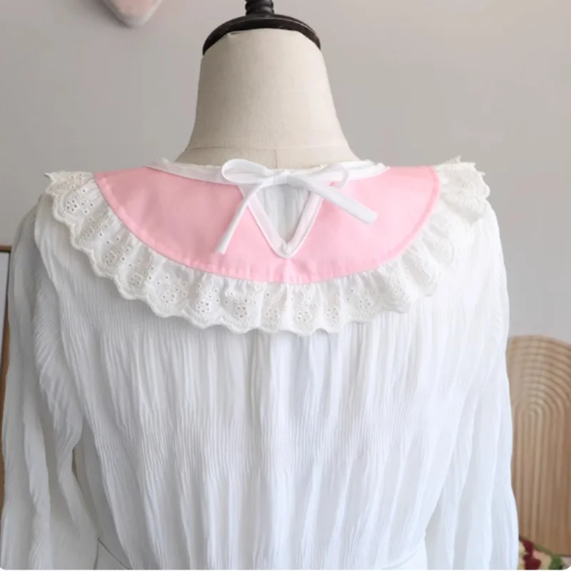 مريلة أطفال كبيرة الحجم لطيفة من الدانتيل الوردي للكبار قابلة لإعادة الاستخدام مقاومة للماء ومضادة للحشف ومضادة للزيت مريلة طعام للجنسين ABDL هدية حفلات لعب الأدوار