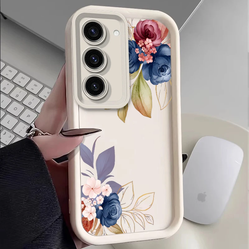 S 24 Flower New Sky Eye Phone Case For Samsung S24 S24Plus S24Ultra S22 S23Plus S23FE S22Ultra S23FE S23Ultra S21 S30Ultra Cover