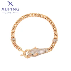 Xuping Jewelry New Arrival Animal Shaped Charm Fashion Vintage Bracelet With Synthetic Cubic Zirconia for Women Gift X000465768