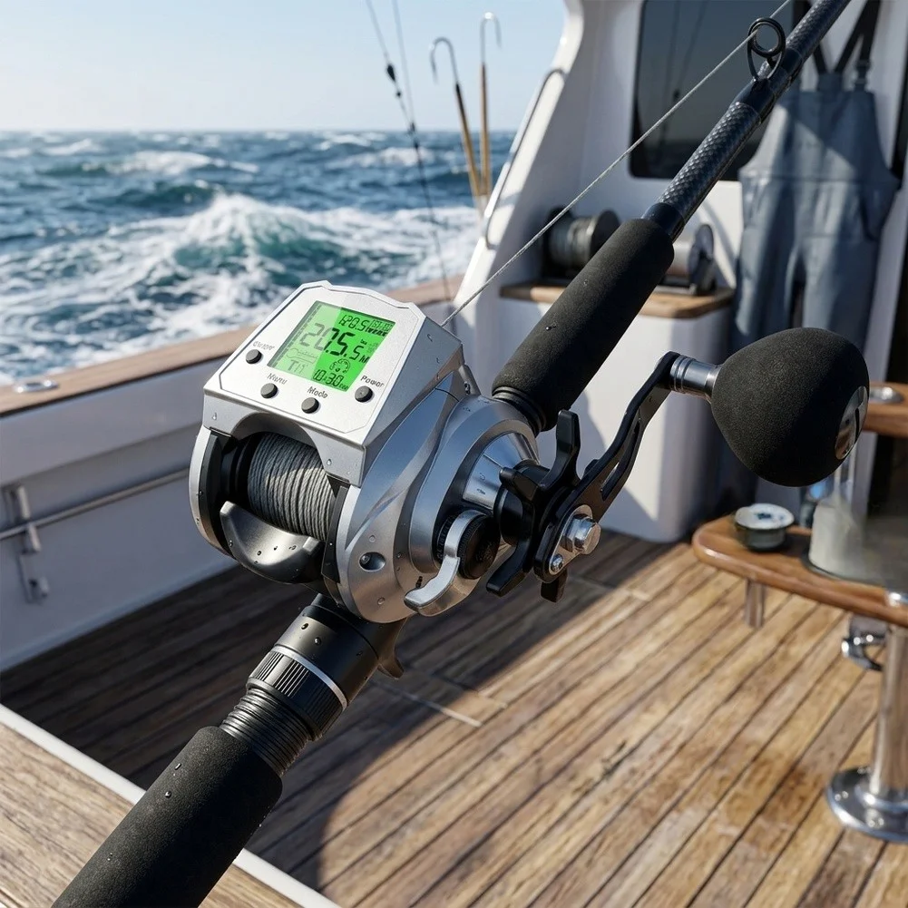 Developing Tank Reel - Carretilha Elétrica de Pesca com Display