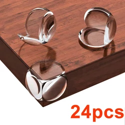 8/24PCS Transparent Children Anti Collision Angle Pad Child Safety Corner Guard Baby Collision Proof Protector Table Corner