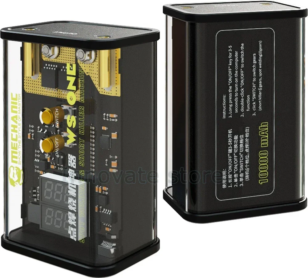 Meccanico WS ONE Pulse Welding Short Killer per PCB Short Circuit Fault Detection batteria Spot Solder Repair Circuit test Tool