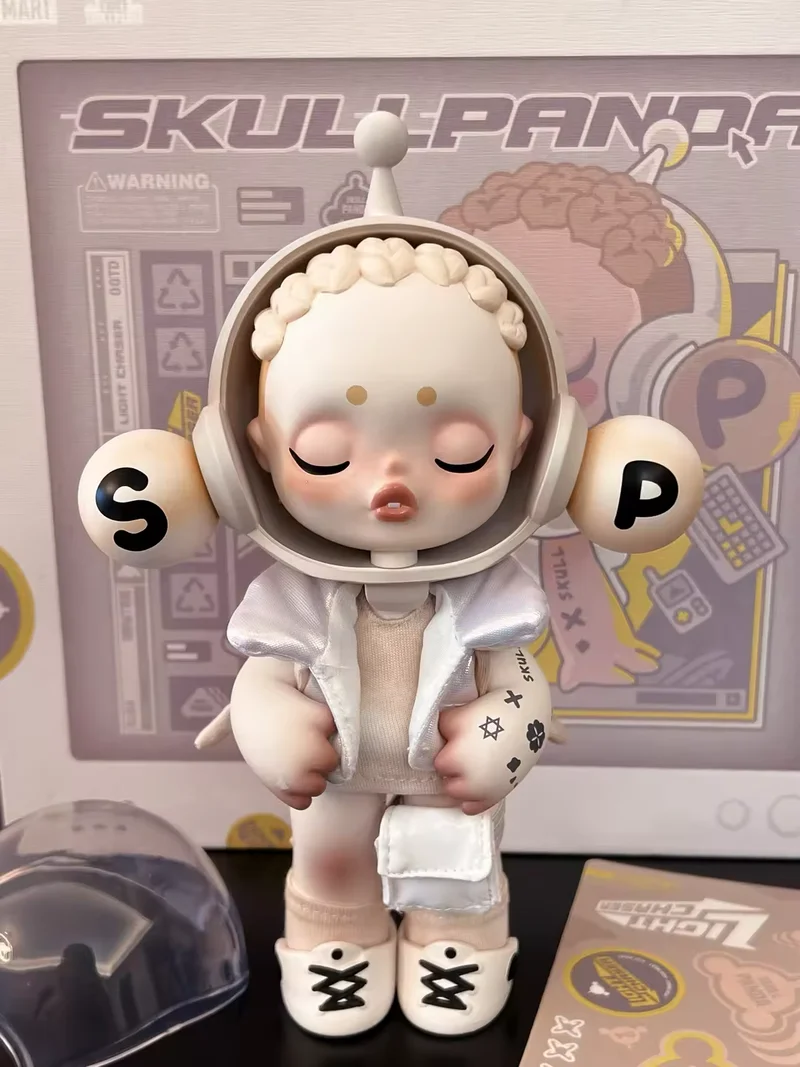 Skullpanda Ootd Glaring Extra Size Doll Action Figure Fashion Dolls Kawaii Cartoon Decor Toys Collection Figures Surprise Gifts