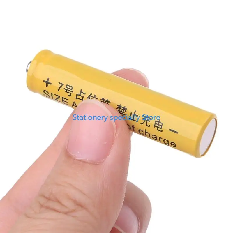

P0RB Universal 10440 AAA Size Dummy Fake Battery for Case for Shell Placeholder Cylinder Conductor Use with Rechargeable Batt