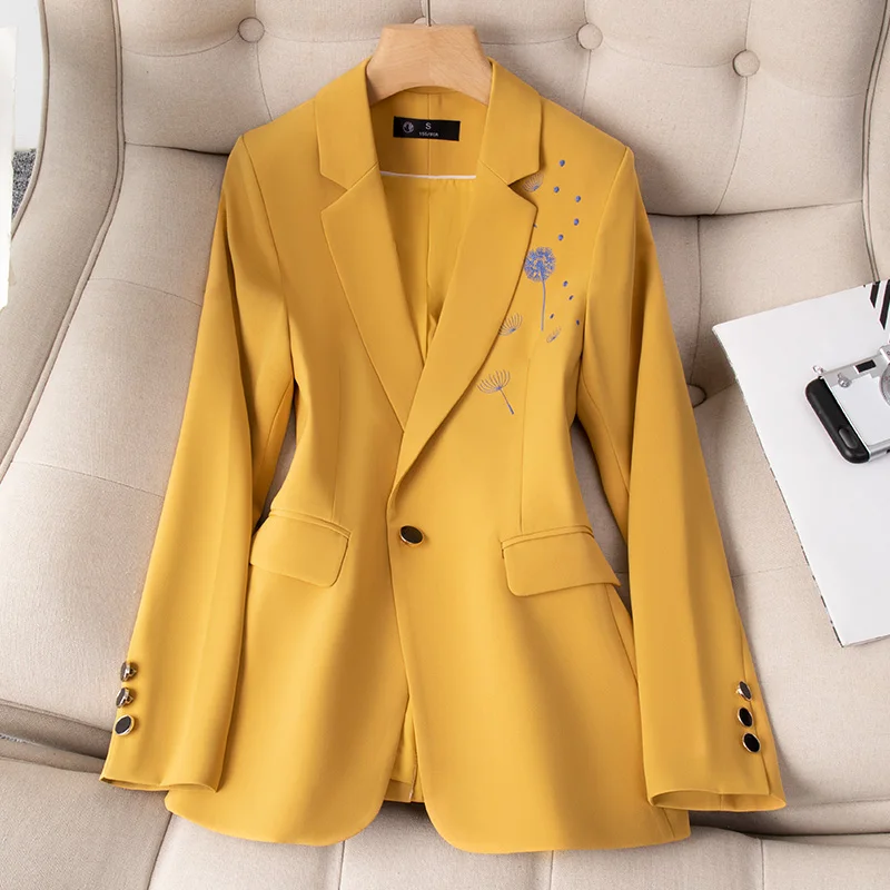 Women Jackets Res Small Suit Women's Coat Casual Small Loose Korean Version Small Suit Women's Design Sense Blazer Women