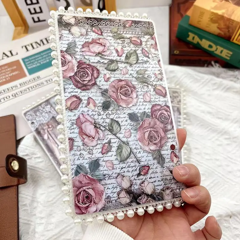 A5/A6/A7 Vintage Ballet Loose Leaf Notebook Pearl Sides Dividers Cute Index Seperator Diary Planner Stationary