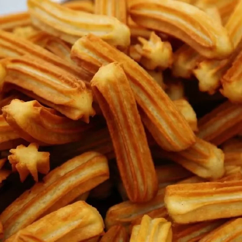 Stainless Steel Spanish Churros Machine Food Machinery Churros Machine With Fryer