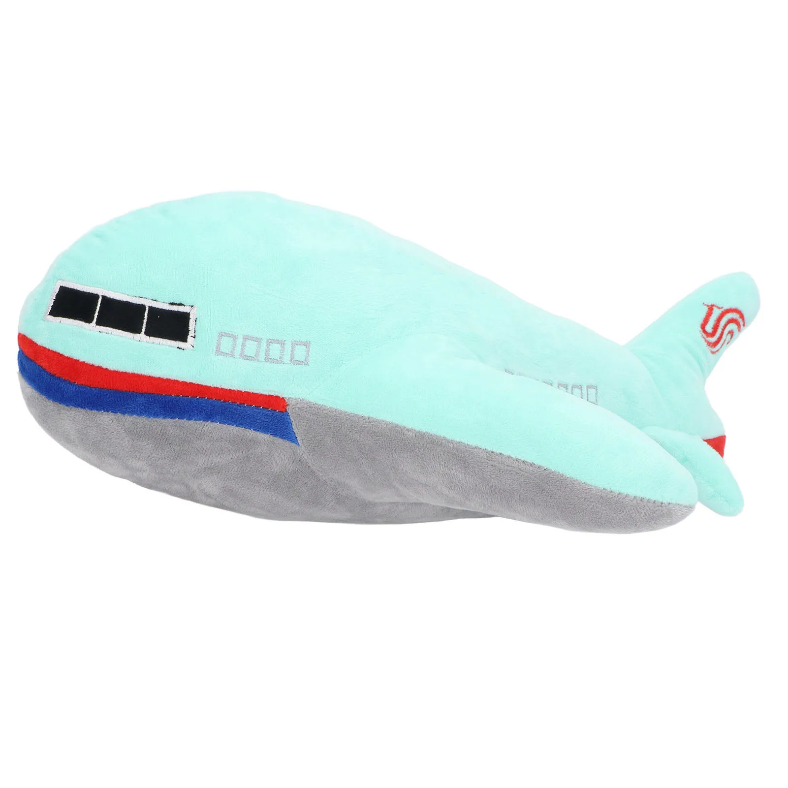 ZK30 Stuffed Airplane Plush Toys Adorable Soft Comfortable Kids Toy Plane Pillow for Decorate Home Sofa Green