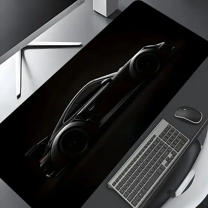 

HyperX Black Luxury Gaming Mouse Pad, XXL Large Non-Slip Desk Mat, Washable RGB LED Office & Home Decor, Lock Edge Desk Pad Perf