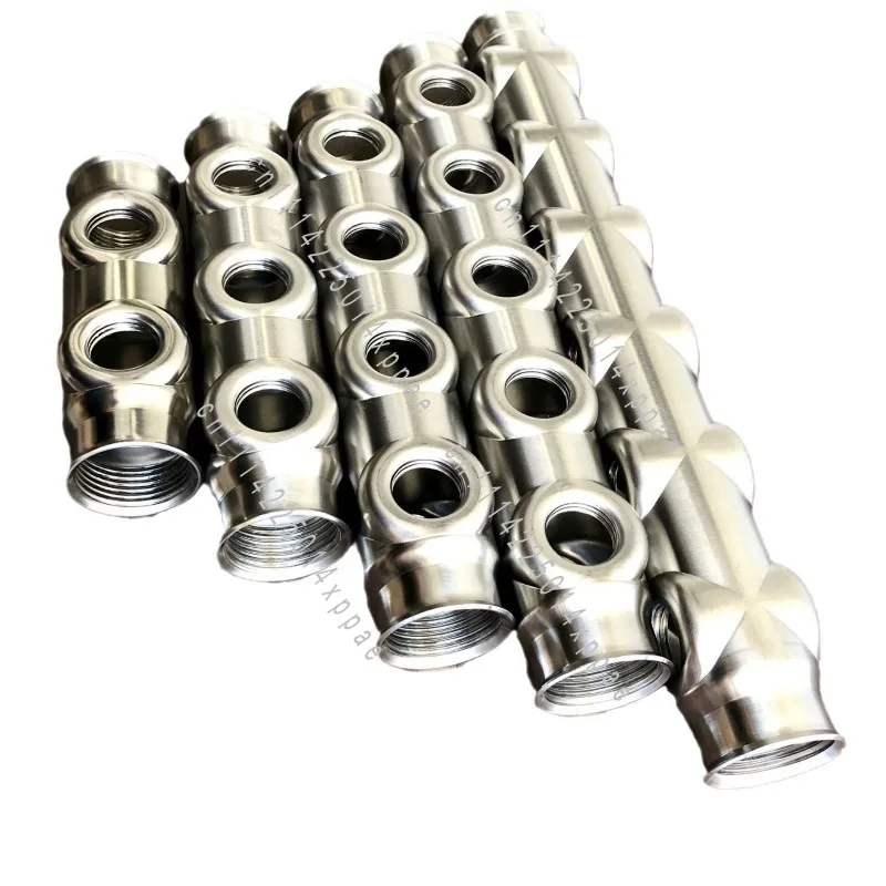 For 1/2 Inch Pipes in Underfloor Heating Systems 304 Stainless Steel Water Distribution Manifold DN25