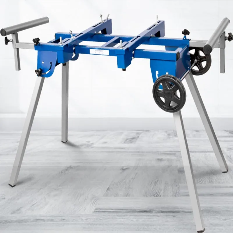 Portable Cutting Machine Bracket Foldable Woodworking Bracket Aluminum Machine Miter Saw Workbench