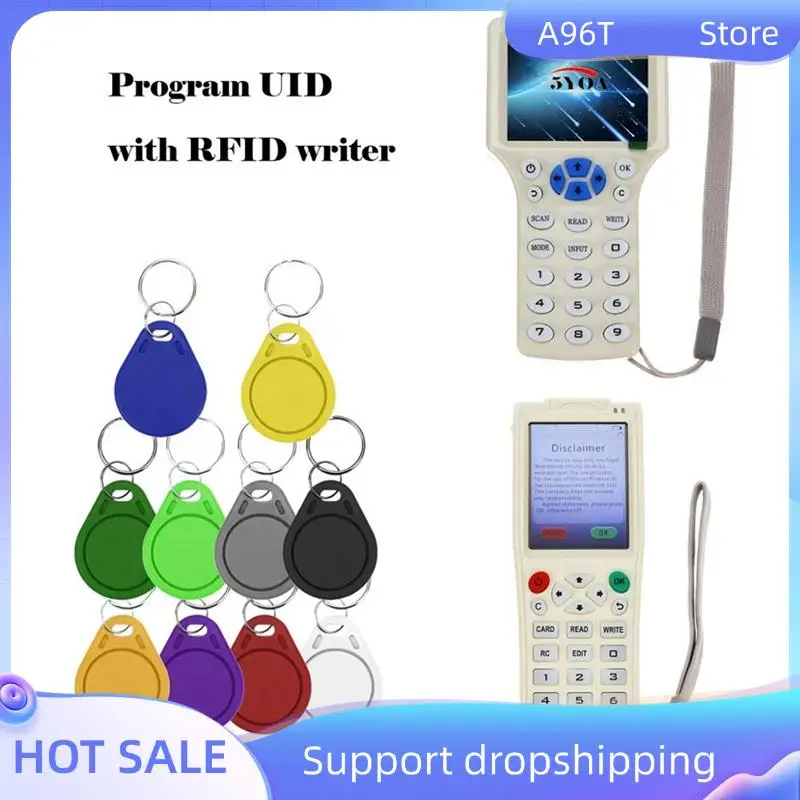 

A96T 100Pcs UID 13.56Mhz Block 0 Sector Writable IC Card Clone Changeable Smart Keyfobs Key Tags 1K S50 RFID Access Control