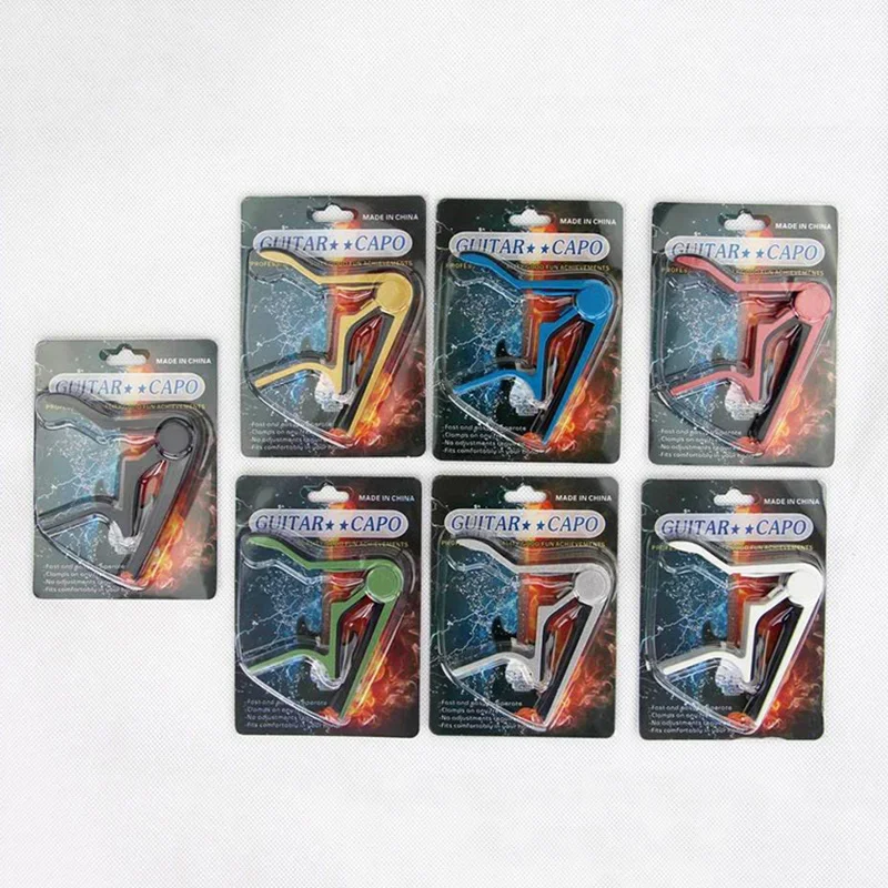 جيتار كابو للجيتار الكهربائي الصوتي الكلاسيكي من سبائك الألومنيوم ضبط المشبك ملحقات الجيتار كابوتراست جيتار