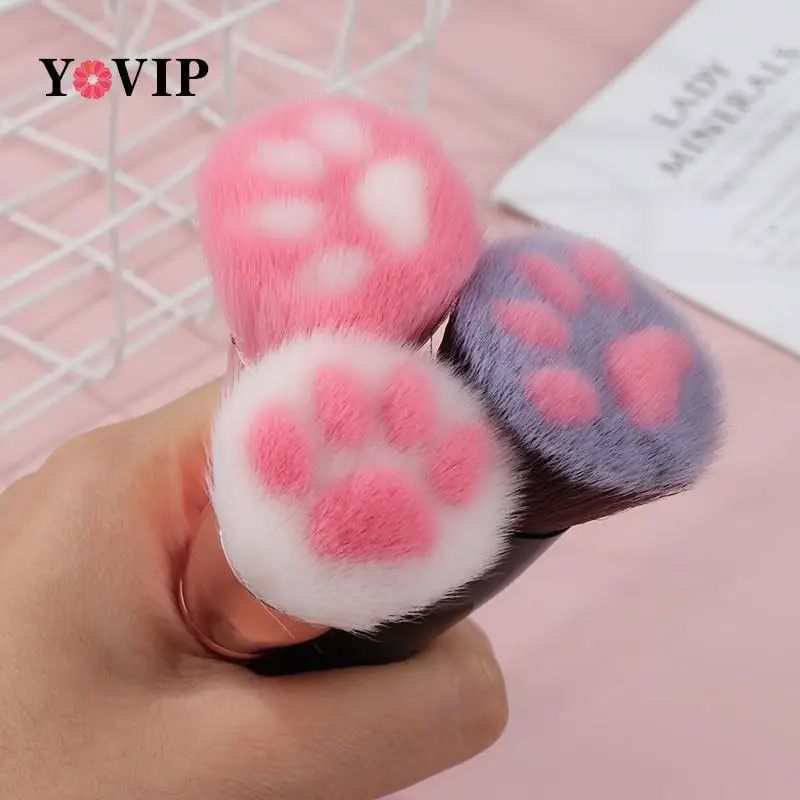 1Pc Cat Claw Girl Makeup Brush Eye Shadow Multi-Purpose Powder Brushes Portable Cosmetics Foundation Brush Make Up Tools