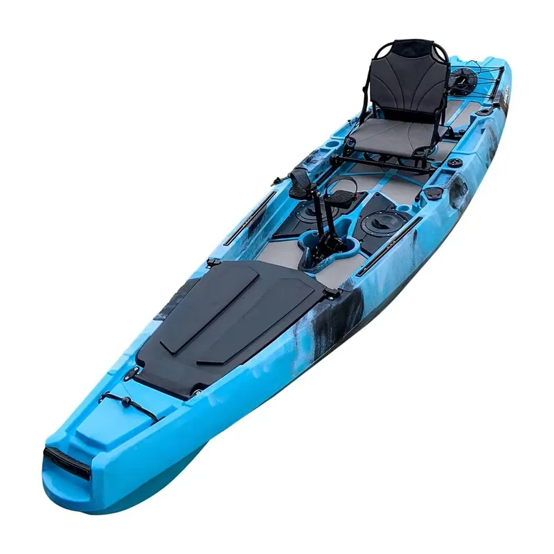 

2025 Best 12ft New Design Set on Top Lure Solo Pedal Drive System Fishing Canoe/kayak with Electric Motor