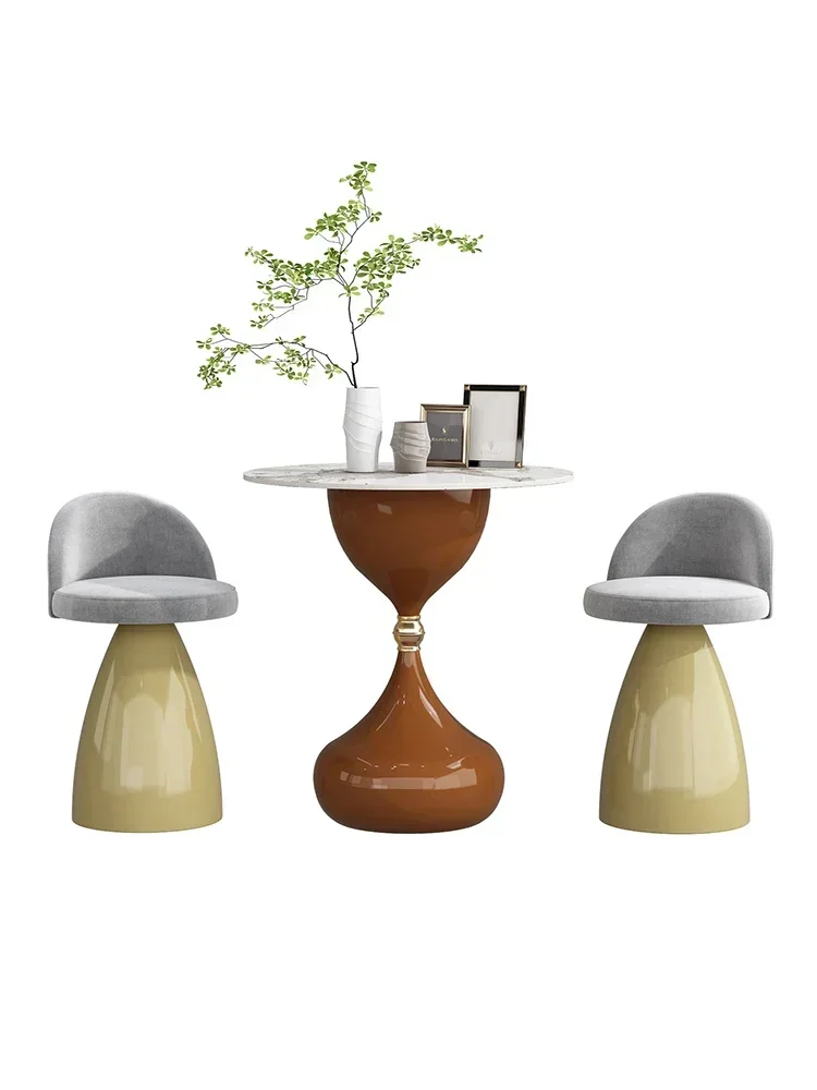 

TAO Nordic Leisure Reception Reception Table Modern Minimalist Guest Restaurant Small round Table Chair