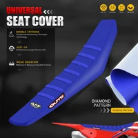 Fundas de asiento con pinza acanalada para motocicleta SPACE, juego impermeable, protección antideslizante, aplicable a SXF EXC KXF CRF YZF WR