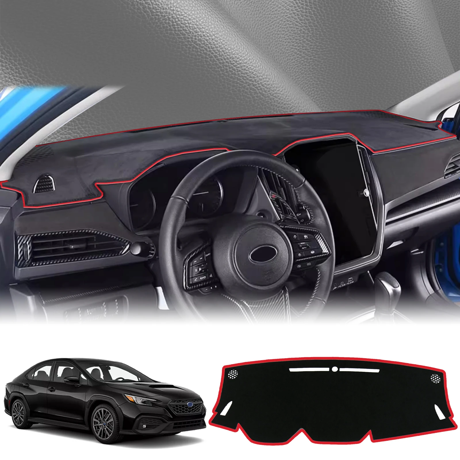 صالح لسوبارو WRX 2024 2025 2026 داشمات غطاء لوحة القيادة وسادة داشمات ظلة واقية السجاد اكسسوارات السيارات