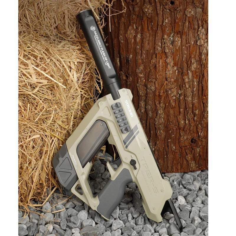 AK UNCLE LEHUI 라이트닝 페널티 장난감 총 젤 볼 장난감 총 나일론 7-8mm 젤 볼 전동 장난감 총 WBB