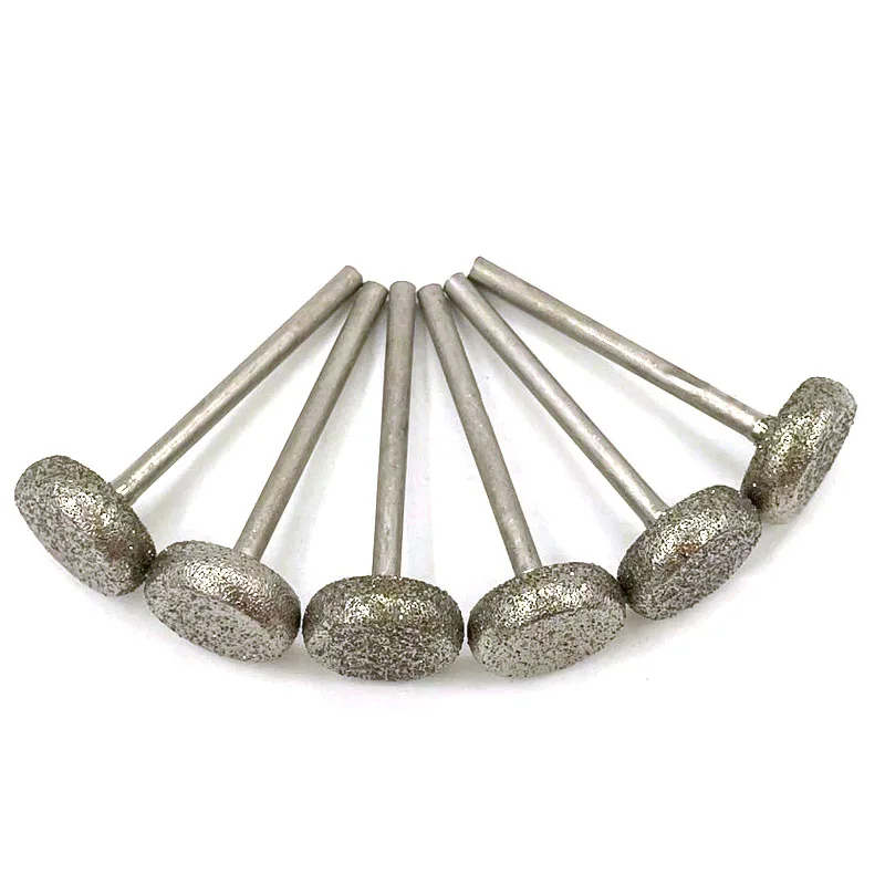 Mata bor gerinda berlian silinder 2.35/3mm, untuk ukiran batu giok