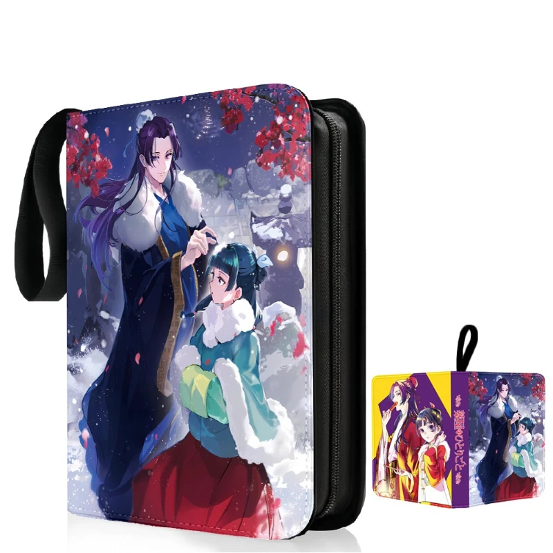 400pcs-900pcs-anime-medicine-house-girl's-whisper-surrounding-large-capacity-waterproof-leather-loose-leaf-card-collection