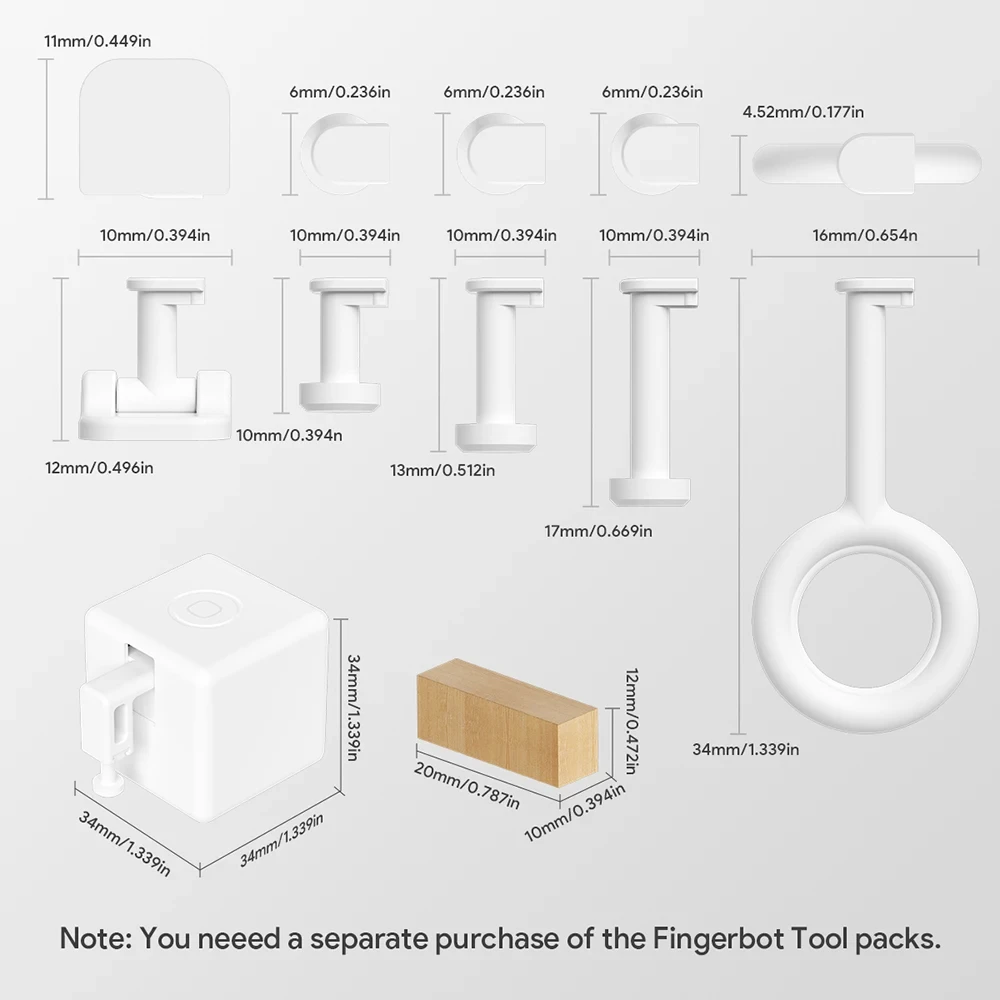 Typ-C Wiederaufladbare Tuya Zigbee Smart Touch Fingerbot Plus 5V Roboter Taste Drücker Arm Schalter Unterstützung Alexa google Home Alice – Detail 10