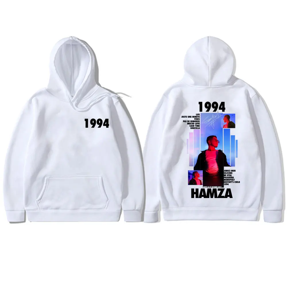 

Rapper HAMZA 1994 Tour 2025 Hoodie Men Women Clothing Casual Fleece Vintage Sweatshirt Men's Hip Hop Fashion Pullover Streetwear