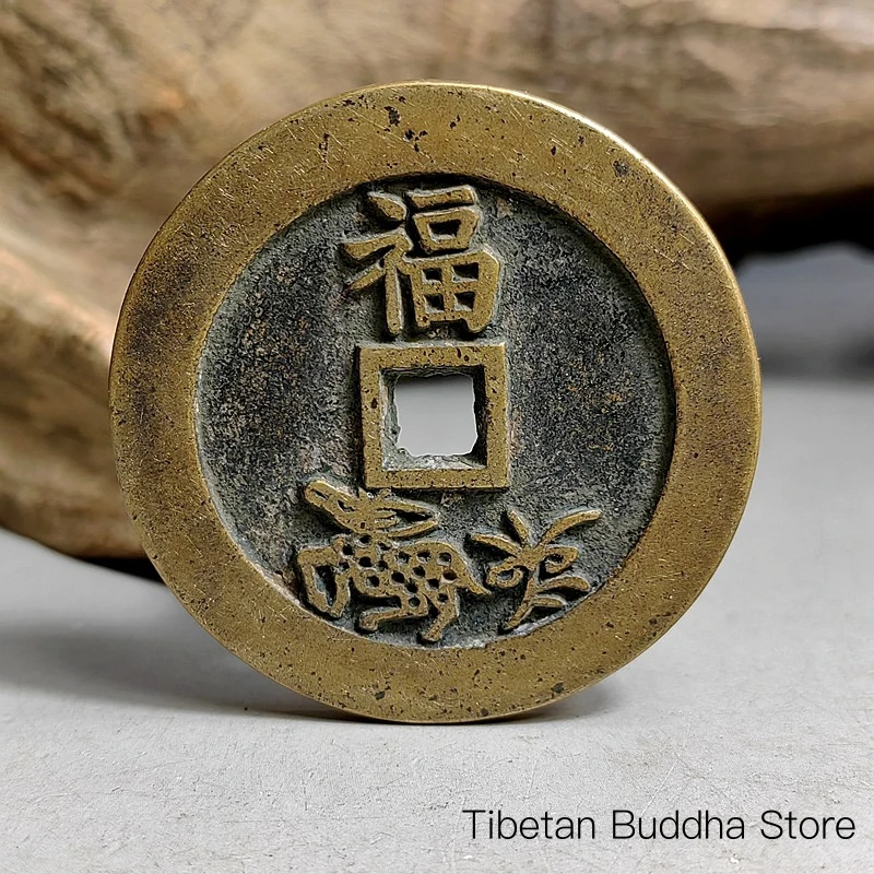 Diameter48mmOld coin with patina, 