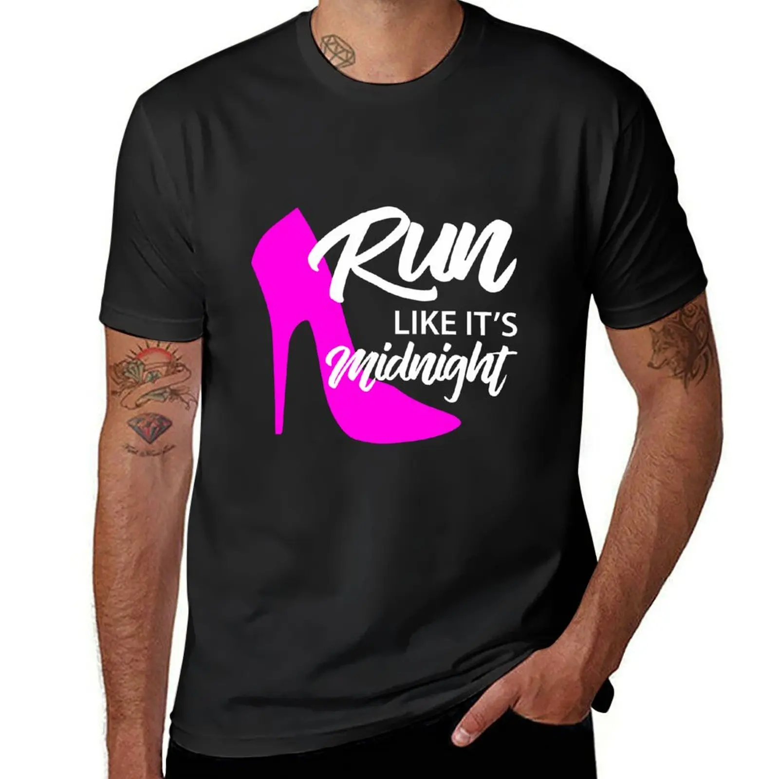 

Run Like Its Midnight T-Shirt oversized Funny t-shirts oversized graphic tee anime clothes clothing for men