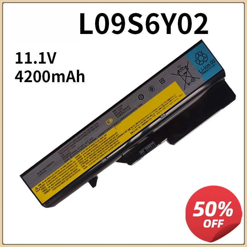 

L09S6Y02 11.1V 4200mAh Laptop Battery For Lenovo IdeaPad G460 G460A G460L G560 Z460 Z465 Z560 Z565 L09S6Y02 LO9L6Y02 57Y6454