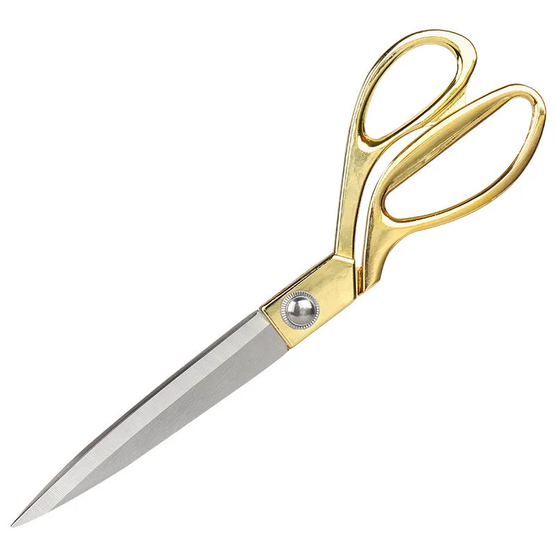 8.5/9.5/10.5 inch Big Scissors Stainless Steel Golden Business Cut Ribbon Tool Tailor Shears School Office Supply Stationery