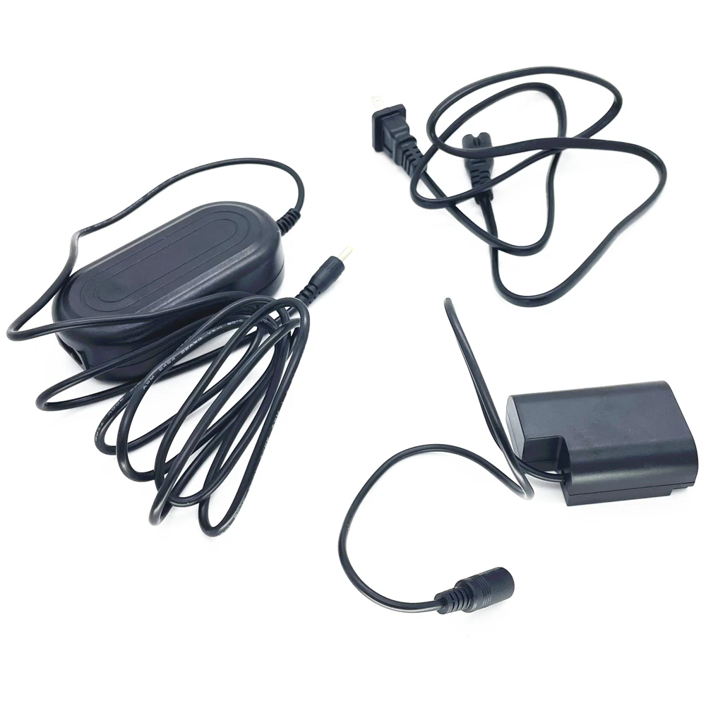 Adaptador de alimentação ac + dcc12 manequim acoplador de bateria + eua/reino unido/au/ue plug para panasonic dmc gh3 gh4 gh5 DMW-DCC12 adaptador de carregador