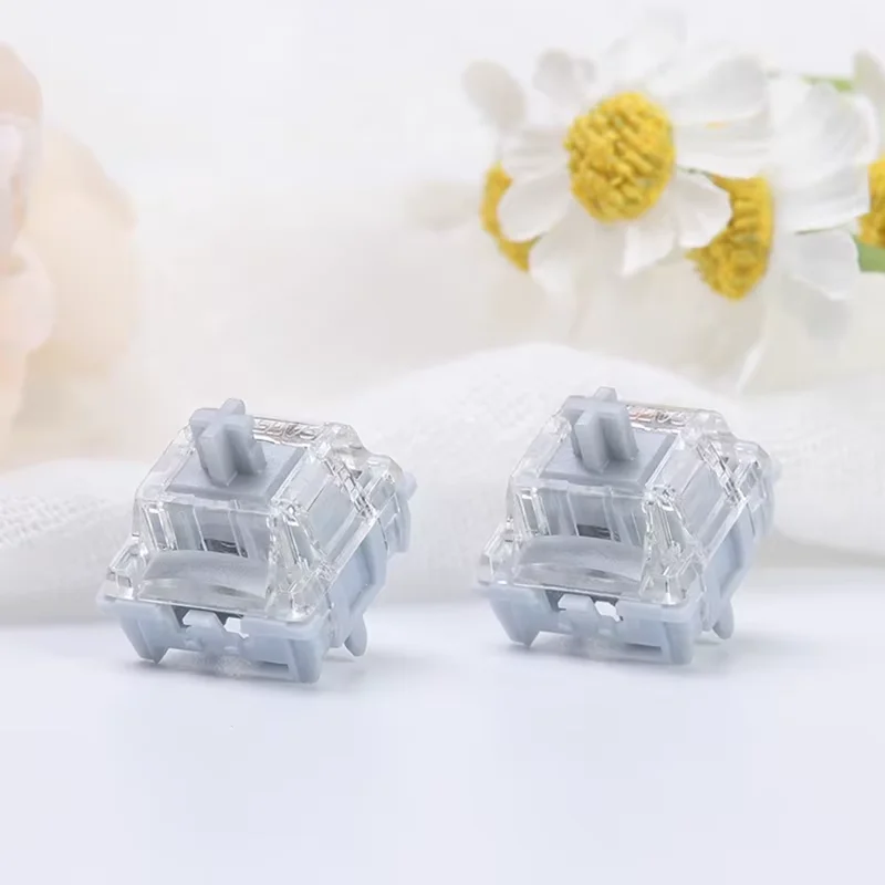 جاتريون 0 °   صفر مفتاح صامت خطي صفر درجة 0 درجة التبديل الألعاب لوحة المفاتيح الميكانيكية مزدوجة السكك الحديدية لوحة صامتة MX مفاتيح #2