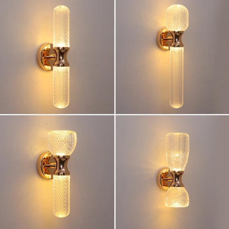 

Light Luxury Sconce Wall Lights Nordic Personality Bedroom Wall Lamp Living Room Bedside Hallway Corridor Indoor Decor Lighting