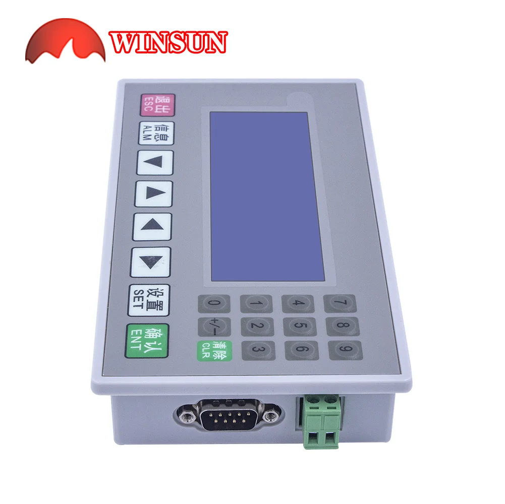 PLC Text Display 3.7inch 192*64px OP320-A V8.0 OP320-A-s with RTC MD204L RS232 422 485 communication with DB9 Download cable