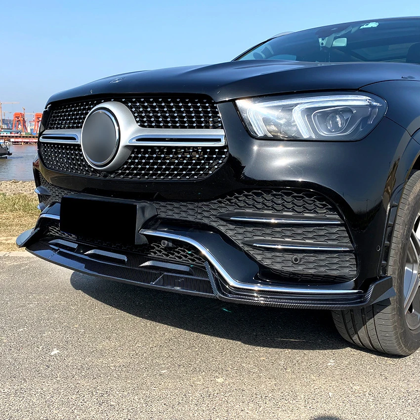 

Накладка-спойлер на передний бампер для Mercedes-Benz GLE-класса W167 C167 GLE350 AMG 2020-2023, защита переднего бампера, нижний сплиттер