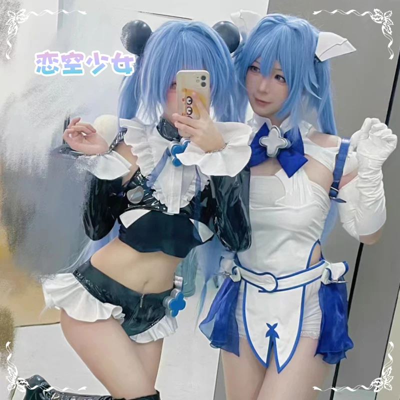 NIKKE: la diosa de la victoria Hansel y Gretel vestido de sirvienta disfraz Cosplay para mujer vestido Sexy femenino