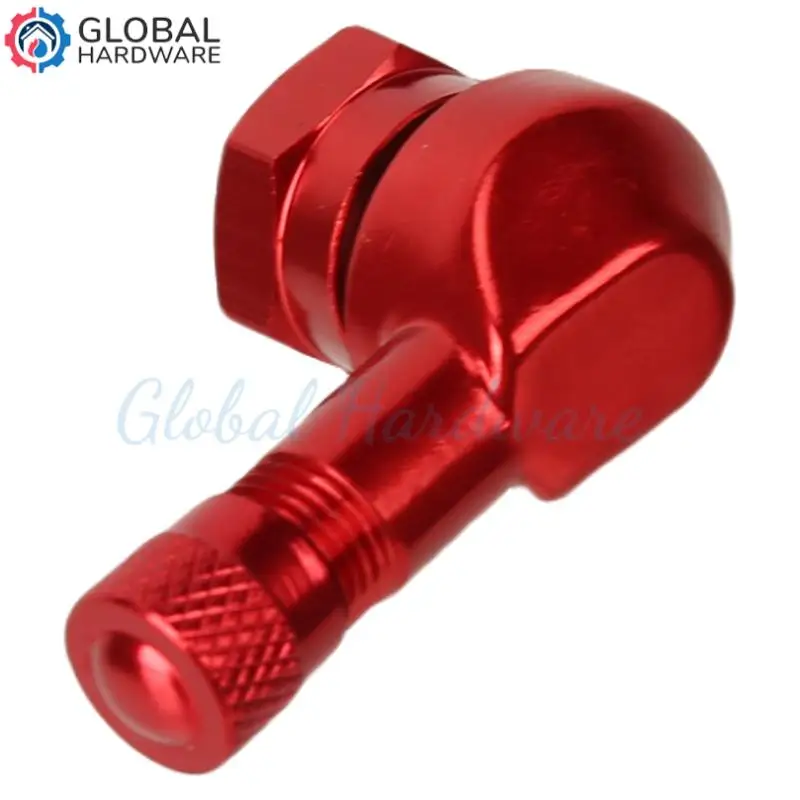 Motorcycle CNC Universal Orange Rim Wheel Valve Stems Tire Tyre Cap 90 Degree For RC SMC R SUPER  ADVENTURE RC