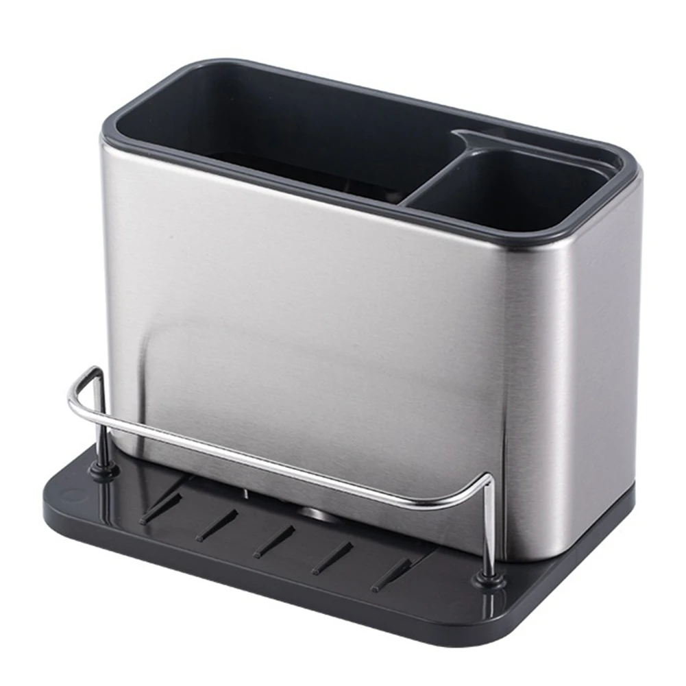 

Kitchen Drain Rack Stainless Steel Shelf Trough Regional Organizer