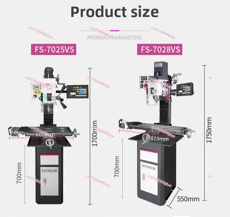 Small Drilling and Milling Machine-Bed High-Precision Industrial-Grade Household Desktop Drilling Machine