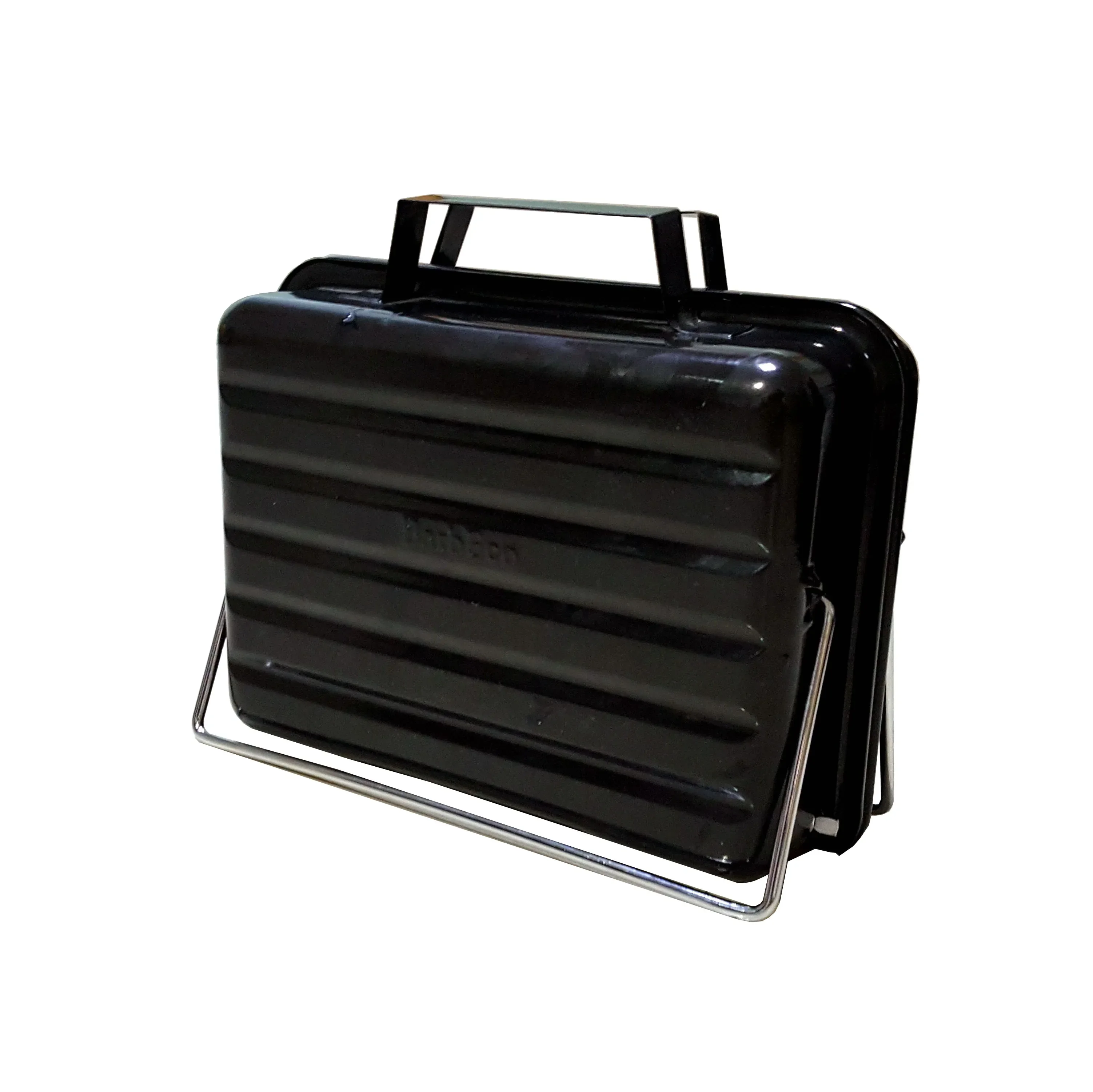 New Product simple foldable tabletop portable Briefcase mini  korean bbq grill for outdoor camping