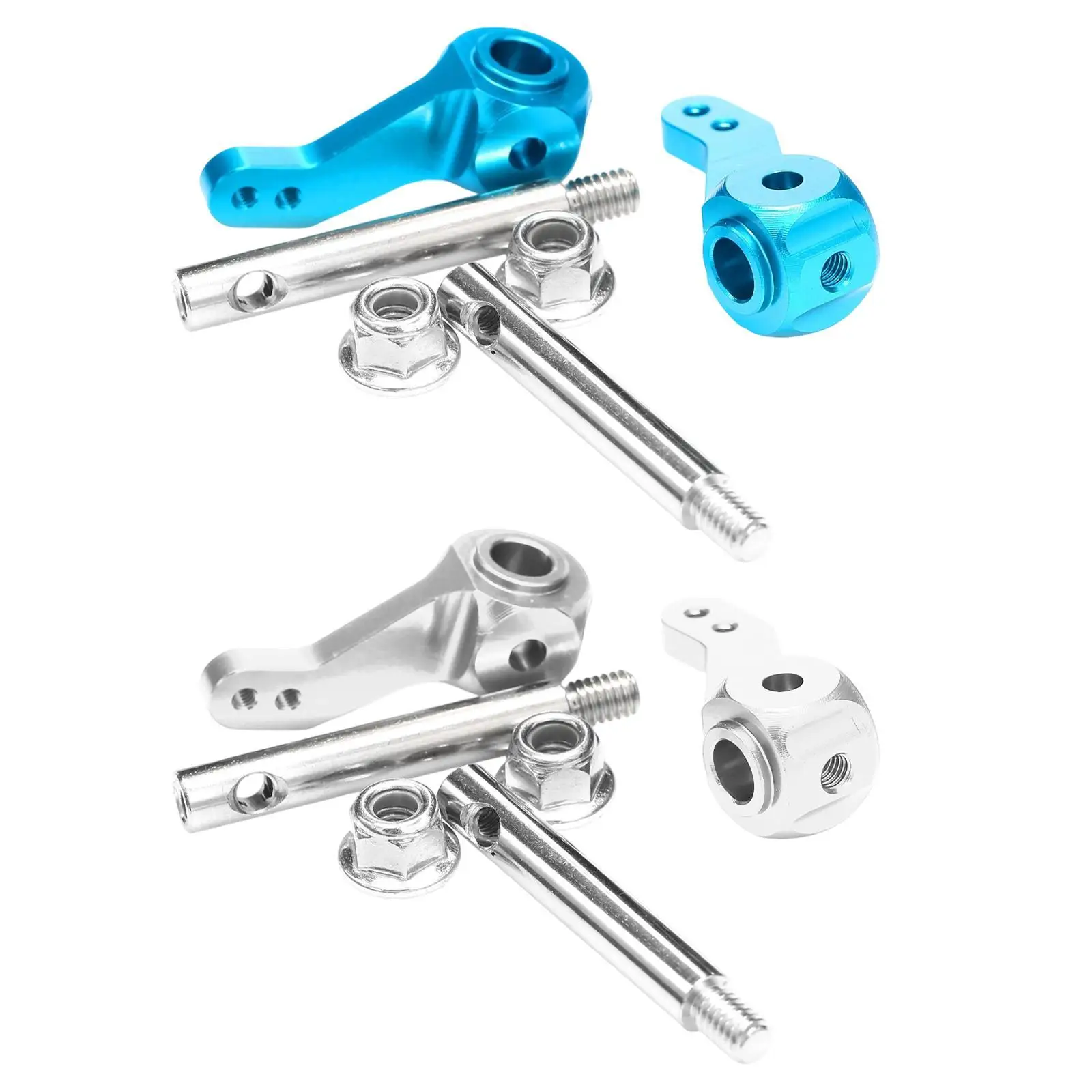 High Strength Aluminum Alloy 1 10 RC Car Steering Arm Accessories Direct Replace for CW01 Lunch Box