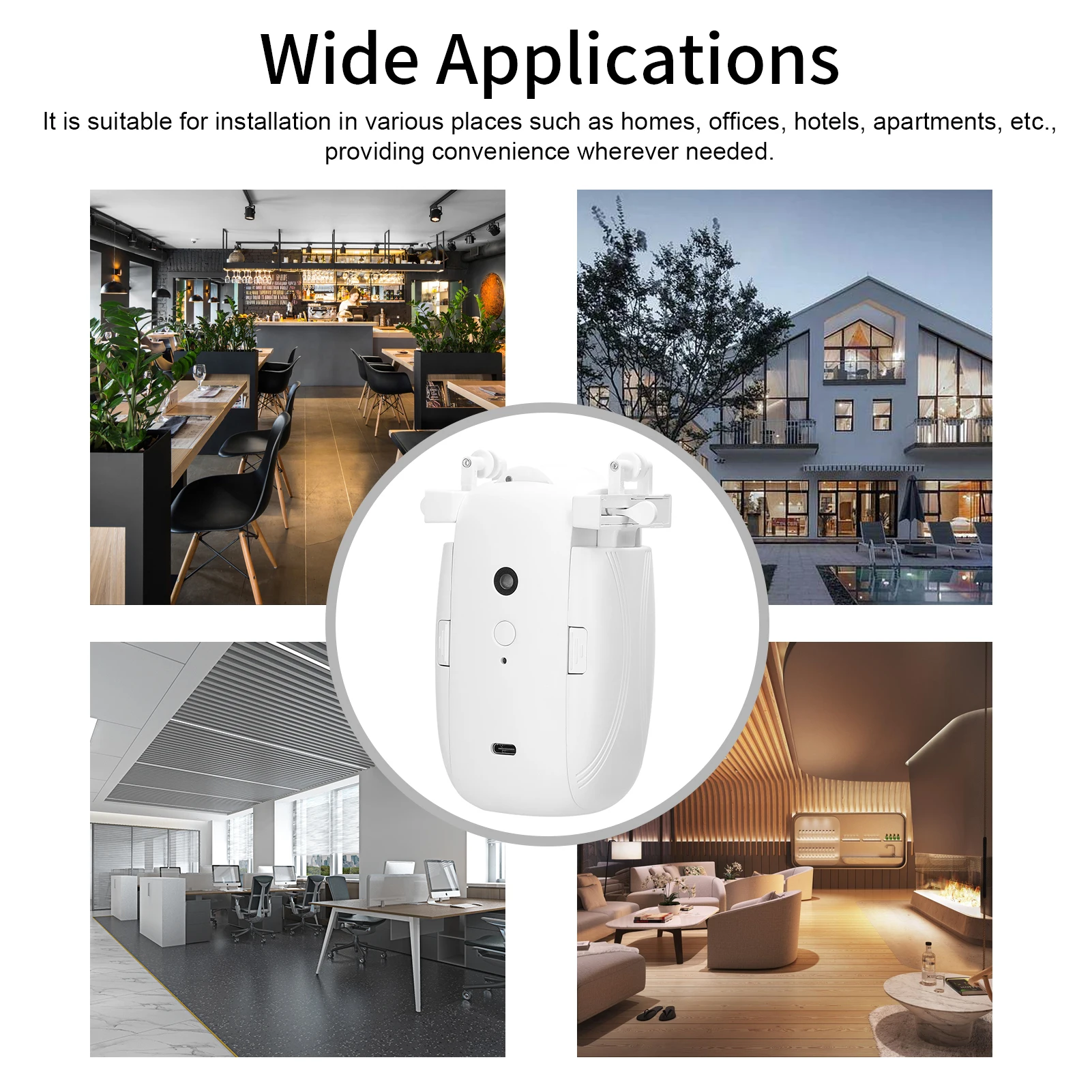 Tuya ZigBee 3 in 1 Intelligent Curtain Motor Electric Curtain Robot Auto Opener No Wiring Support APP Remote Control Timer