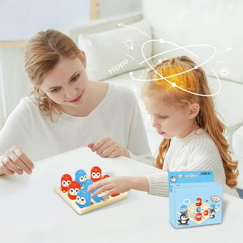 Juego Tic Tac para niños, taza apilable, juegos interactivos con punta de gato, juegos de mesa educativos, juguetes de competición, rompecabezas