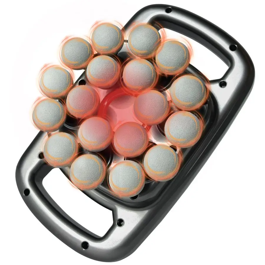 

Head Massage Gun Set, Massage Gun Deep Tissue Portable with 9 Modes 9 Intensities, Red Light Massager for Legs, Waist, Neck, Bac